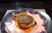 What happens when you pour molten copper over Big Mac What happens when you pour molten copper over Big Mac